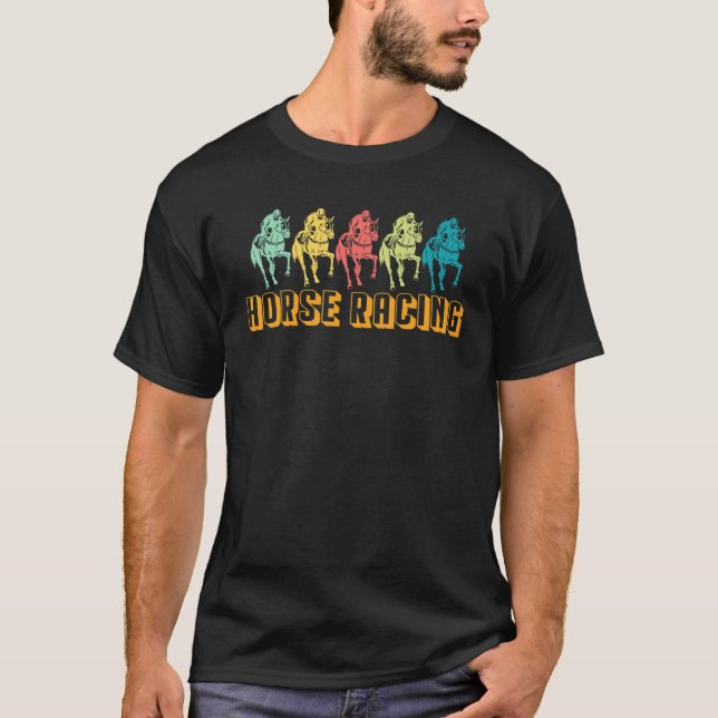 Camiseta Amor Equestre de Corrida de Cavalos 1 (Frente)