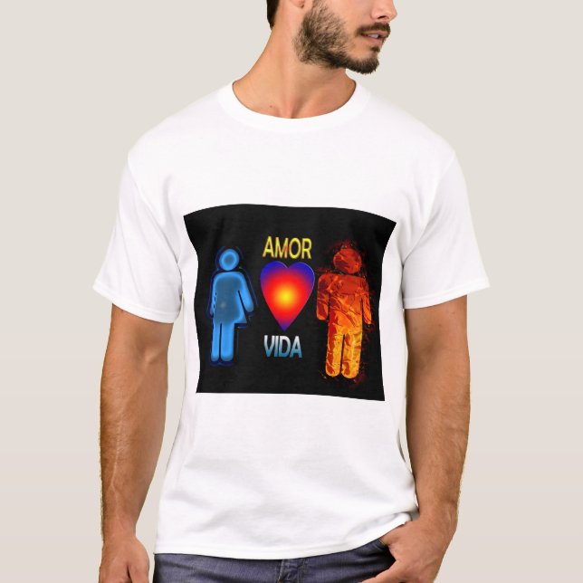 Camiseta amor es vida (Frente)