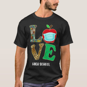 Camiseta Amor Escola Secundária E learning Virtual Professo