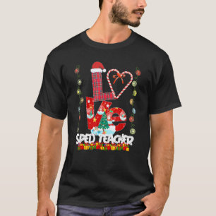 Camiseta Amor Esped Professor Chapéu de Papai Noel Doce Nat