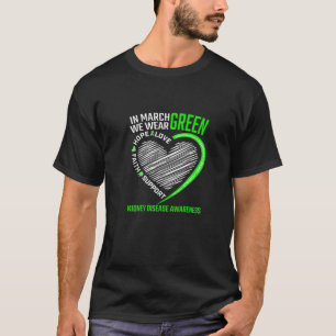 Camiseta Amor Esperança Marcha de Fé Vestimos Doença Ren