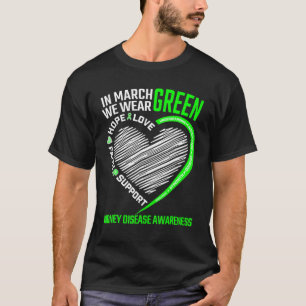 Camiseta Amor Esperança Marcha de Fé Vestimos Doença Renal 