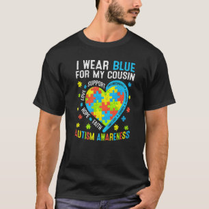 Camiseta Amor Esperança Veste Azul Engraçado Para Meu Primo