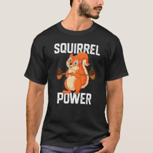 Camiseta Amor Esquilo Poder Melhor Amigo Animal da Floresta