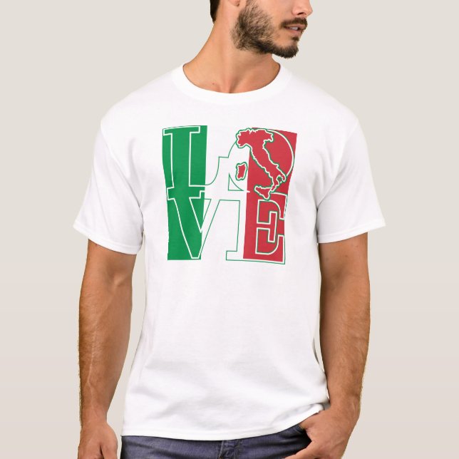 Camiseta AMOR estilo italiano (Frente)