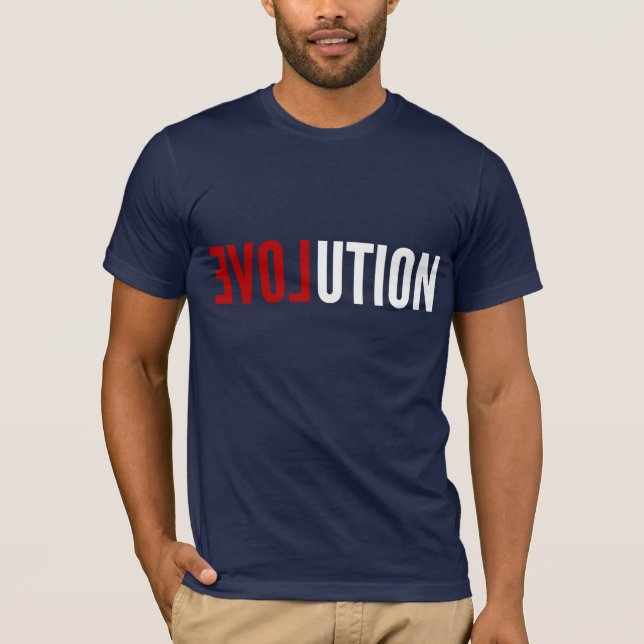 Camiseta AMOR: Evolução (Frente)