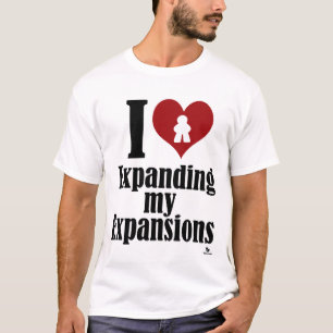 Camiseta Amor Expandindo Meu Slogan De Jogador De Expansão