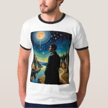 Amor Fati Cosmic Night Refletion T-Shirt