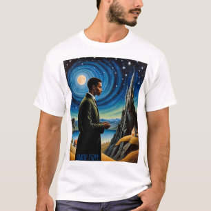 Camiseta Amor Fati Cosmic Refletion Inspirational T-Shirt