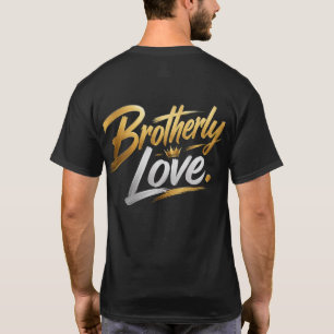 Camiseta Amor Fraternal. – Gráfico de Irmandade Premium