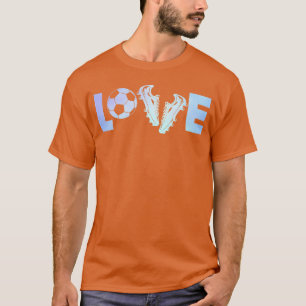 Camiseta Amor Futebol Homens Meninos Esportes vintage amigo