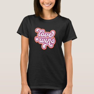 Camiseta Amor ganha bandeira do orgulho lésbico LGBTQ lésbi