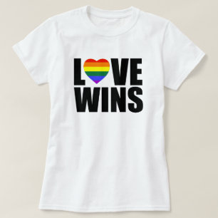 CAMISETA AMOR GANHA! #LOVEWINS CELEBRA A IGUALDADE DO CASAM