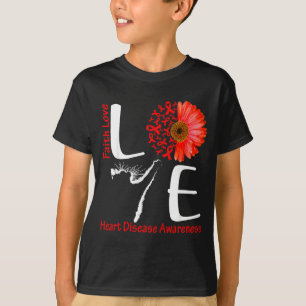 Camiseta Amor Gato Coração Fé Esperança Amor Conscientizaçã