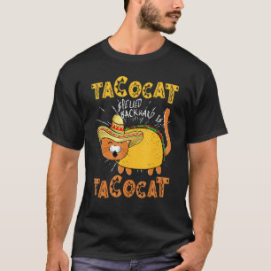 Camiseta Amor Gato E Taco Melhor Para Homens Mulheres