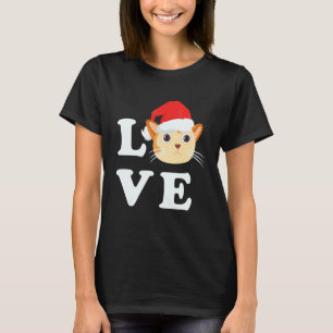 Camiseta Amor Gatos Natal Pjs Natal