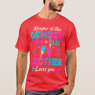 Camiseta Amor Gênero Revela Chá Rosa Ou Azul Irmão Lov