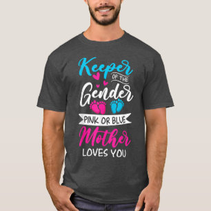 Camiseta Amor Gênero Revela Chá Rosa Ou Azul Mãe Amor