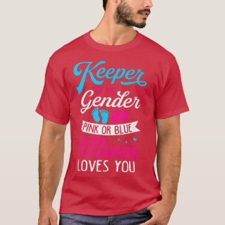 Camiseta Amor Gênero Revela Chá Rosa Ou Azul Mamãe Ama Y