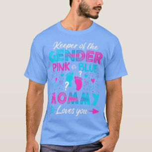 Camiseta Amor Gênero Revela Chá Rosa Ou Azul Mamães Amores