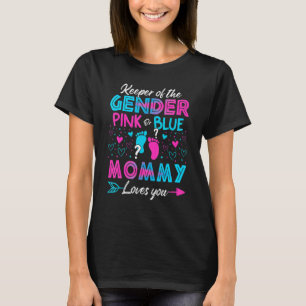 Camiseta Amor Gênero Revela Chá Rosa Ou Azul Mamães Amores