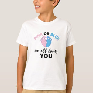 Camiseta Amor Gênero Revela Ideias Rosa Ou Azul Que Todos N