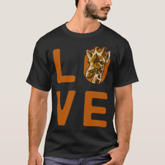 Camiseta Amor Girafas Giraffe S Giraffe