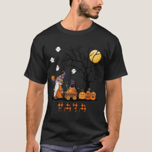 Camiseta Amor gnomos de abóbora Yaya é presente de hallowee
