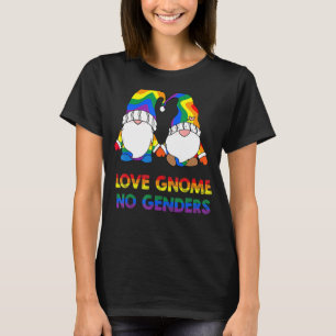 Camiseta Amor Gnomos Sem Gênero Rainbow Orgulho gay Lgbbt