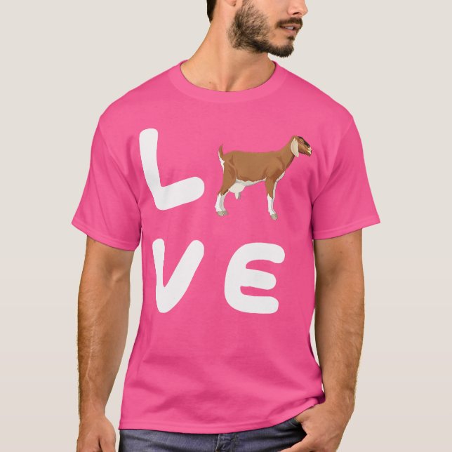 Camiseta Amor Goats Funny Goat (Frente)