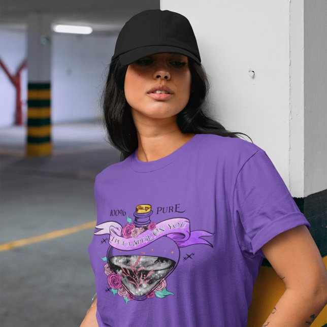 Camiseta Amor Gótico Eu Coloquei Um Espelho Em Você Gráfico (Criador carregado)