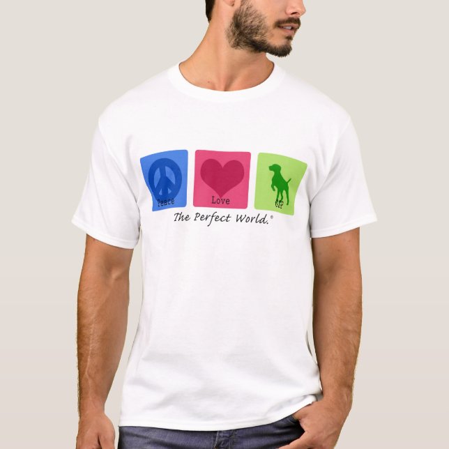 Camiseta Amor GSP da paz (Frente)