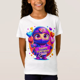 Camiseta Amor Guerreiro: Estilo Ninja! Presente de aniversá