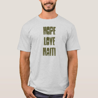 Camiseta amor haiti da esperança