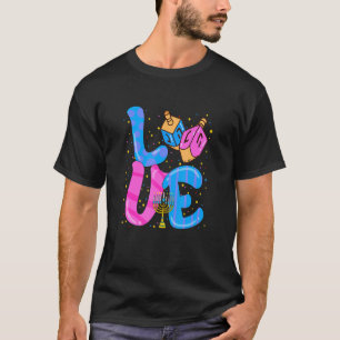 Camiseta Amor Hanukkah Dreidel Happy Chanukkah Costume Jewi