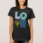 Camiseta Amor Hanukkiah Menorah Judeu Hanukkah Chanukah Men<br><div class="desc">Amo Hanukkiah Menorah Judeu Hanukkah Chanukah Homens Mulheres Crianças 2.</div>