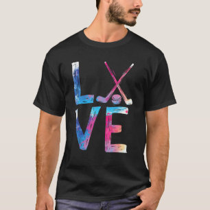 Camiseta Amor Hockey Meninas De Hóquei No Gelo Hóquei No Ge
