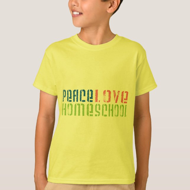 Camiseta Amor Homeschool da paz (Frente)