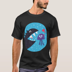 Camiseta Amor Impossível - Água-viva Divertida e Monstro Ma