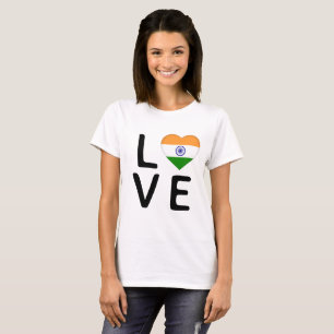 Camiseta Amor - Índia Flag