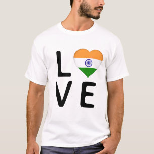 Camiseta Amor - Índia Flag