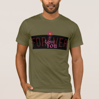 Camiseta Amor infinito - Design Romântico do Coração Atômic