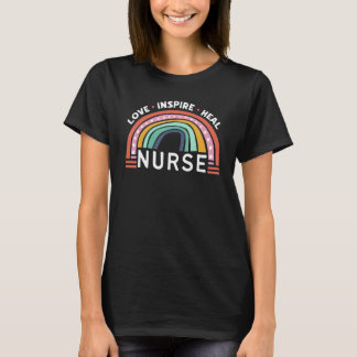 Camiseta Amor Inspirar Curar Enfermeira Médica Assistência 