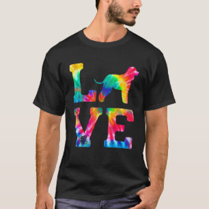 Camiseta Amor Irlandês Água Espanhol Tie Dye Dog Mãe Pai