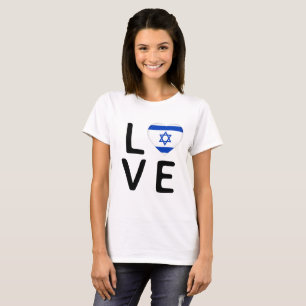 Camiseta Amor - Israel Flag