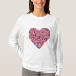 Camiseta Amor ixelado