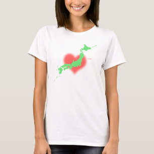 Camiseta Amor Japão