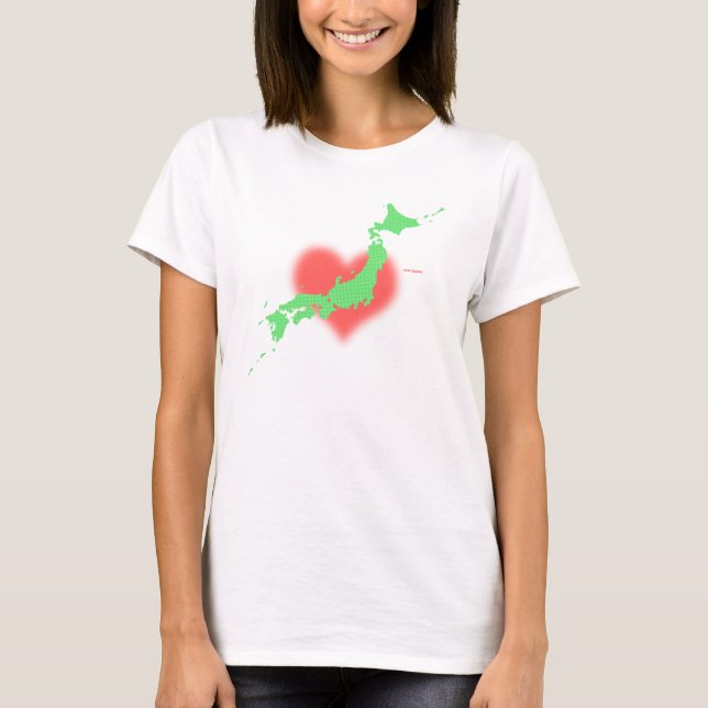 Camiseta Amor Japão (Frente)