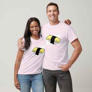 Camiseta Amor japonês da comida de Maki do sushi do Eggrol