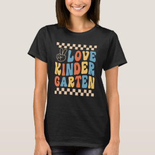 Camiseta Amor Jardim De Infância, Paz, Fogueira, Primeiro D